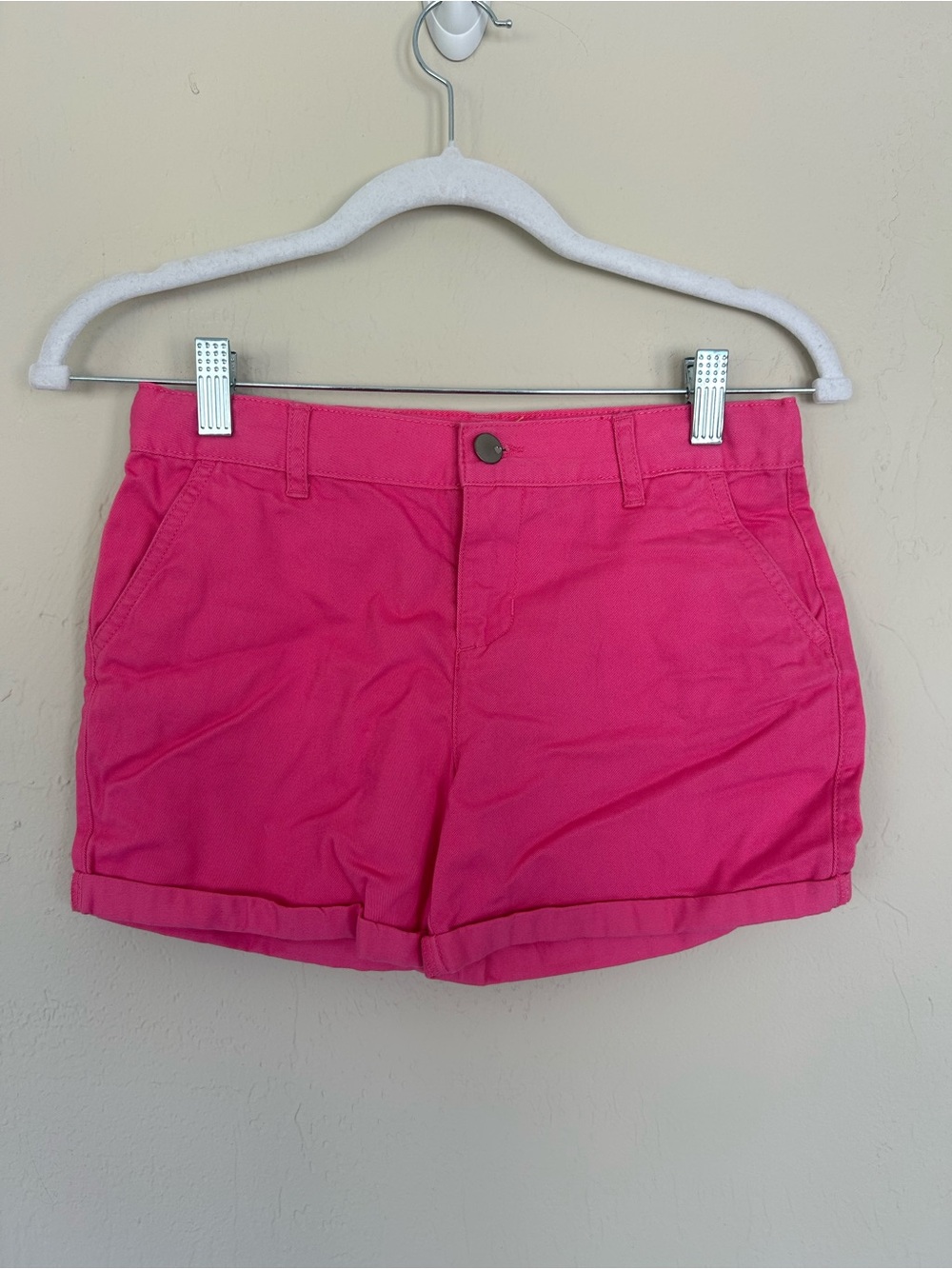 Childrens Place girls pink shorts size 12 (1672)